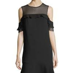 Nanette Lepore Ruffle Off Shoulder Party D…